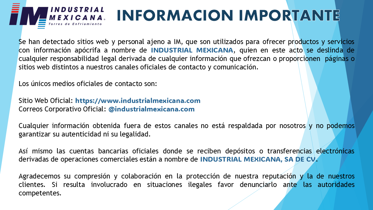 Informacion Importante